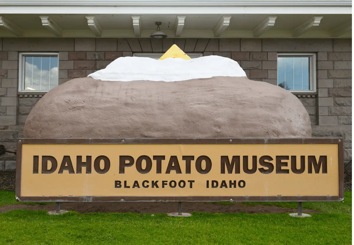 The official Idaho Potato Museum in Blackfoot, Idaho.