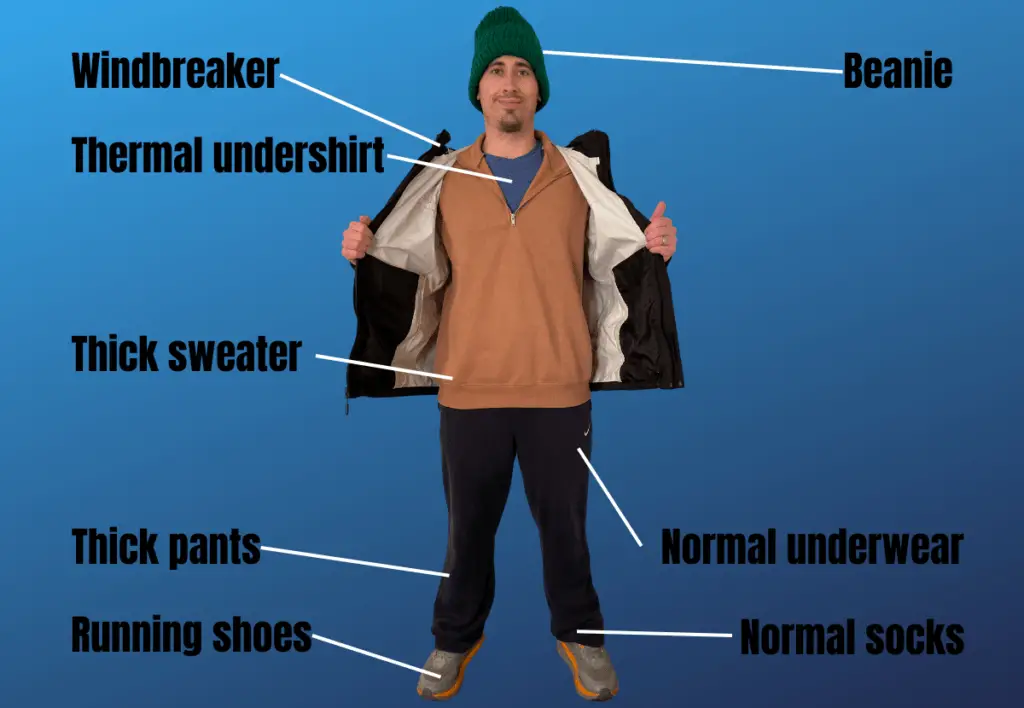 A picture of me showcasing what to wear during February in Boise, Idaho.