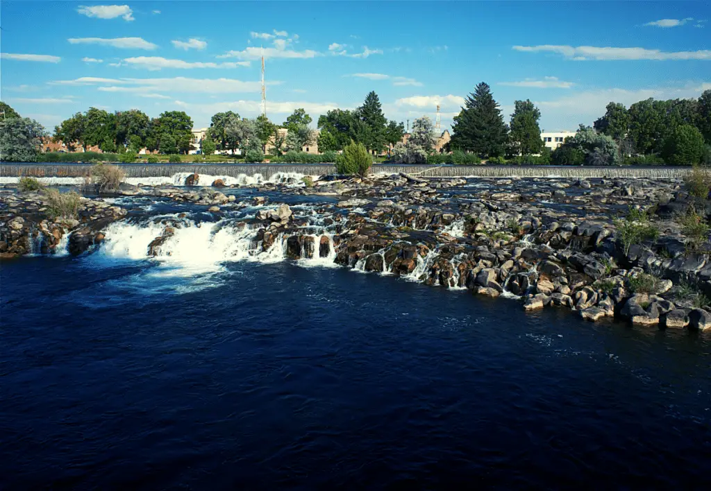 Snake River in Idaho Falls.