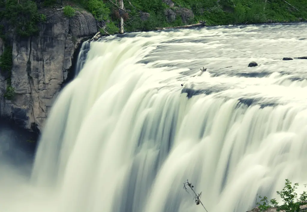 Waterfall near Rexburg, Idaho.